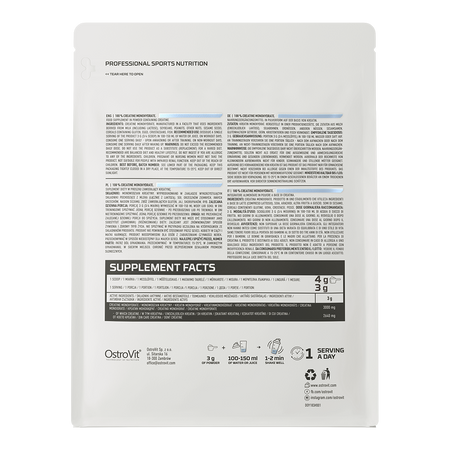 Creatine Monohydrate 500 g natural